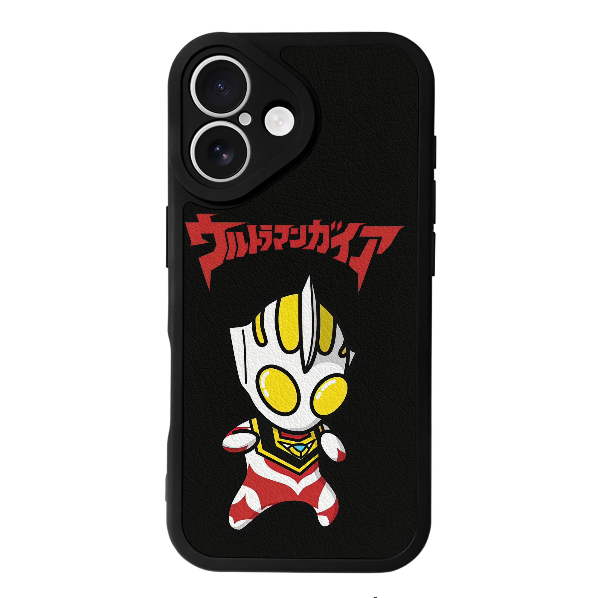 （画像用） ウルトラマン Ultraman 【iPhone 16シリーズ対応】シリコンスマホケース（レザー調） 材質：シリコン